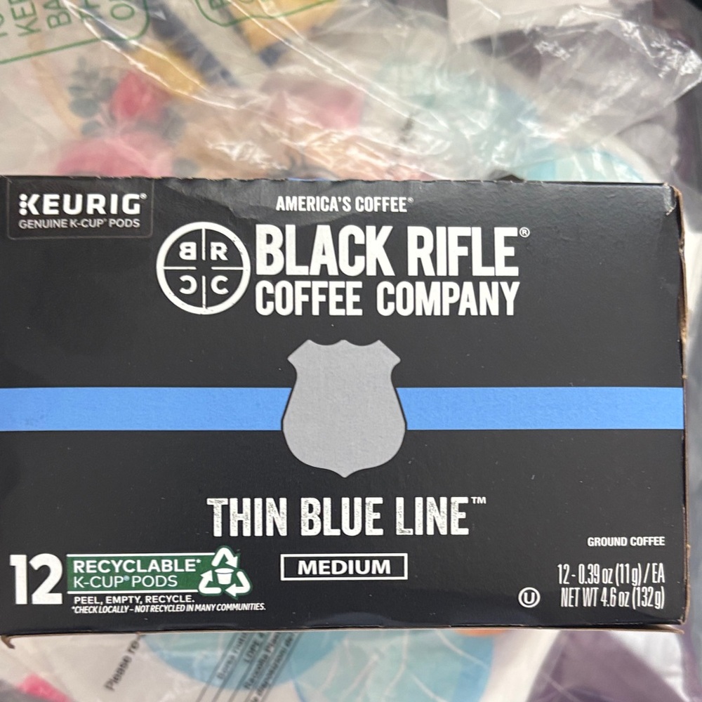 Thin Blue Line Medium Roast Coffee Pods